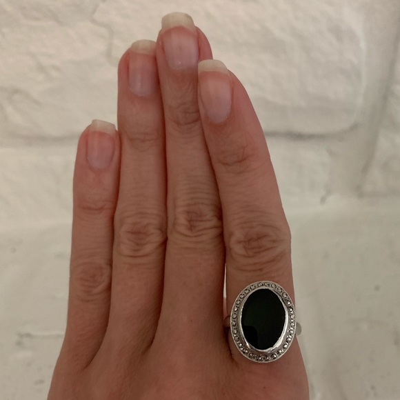 Jewelry - Black Onyx Sterling Silver Ring